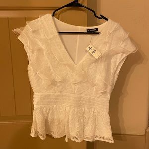 Express white top